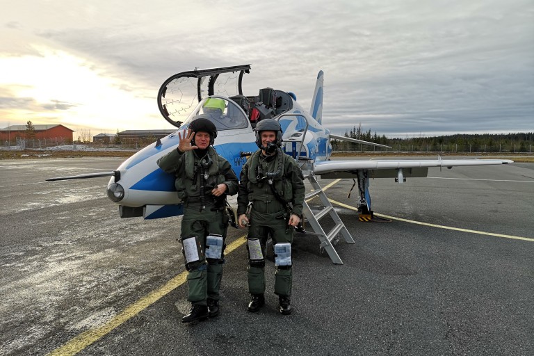 Pasi Rajala: Just 5000h passed! Control test flight after special-painted machine maintenance with Capt Sampsa Kaikkonen Pasii Rajala