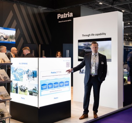 Patria OPTIME at DSEI2023